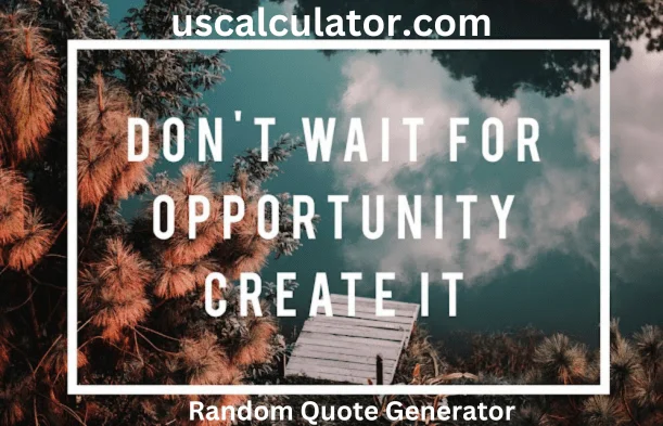 us calculator Random Quote Generator